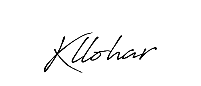 Also we have Kllohar name is the best signature style. Create professional handwritten signature collection using Antro_Vectra_Bolder autograph style. Kllohar signature style 7 images and pictures png