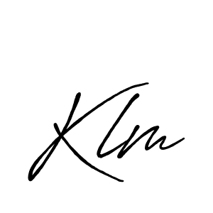 How to make Klm name signature. Use Antro_Vectra_Bolder style for creating short signs online. This is the latest handwritten sign. Klm signature style 7 images and pictures png