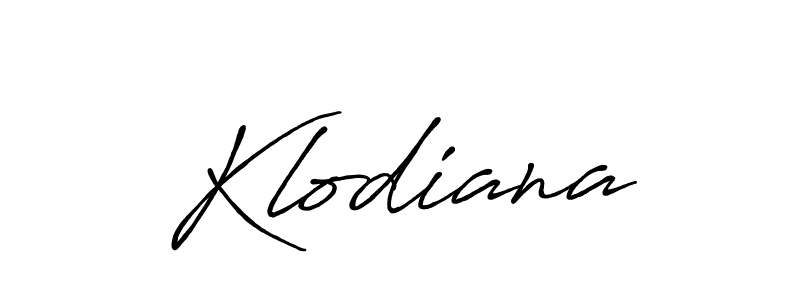 Also You can easily find your signature by using the search form. We will create Klodiana name handwritten signature images for you free of cost using Antro_Vectra_Bolder sign style. Klodiana signature style 7 images and pictures png