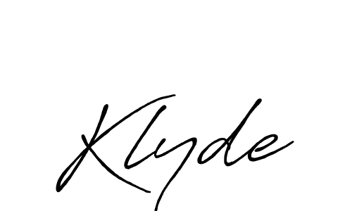 Make a beautiful signature design for name Klyde. Use this online signature maker to create a handwritten signature for free. Klyde signature style 7 images and pictures png