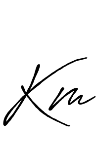 Antro_Vectra_Bolder is a professional signature style that is perfect for those who want to add a touch of class to their signature. It is also a great choice for those who want to make their signature more unique. Get Km name to fancy signature for free. Km signature style 7 images and pictures png