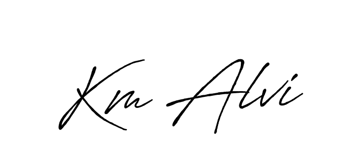 This is the best signature style for the Km Alvi name. Also you like these signature font (Antro_Vectra_Bolder). Mix name signature. Km Alvi signature style 7 images and pictures png