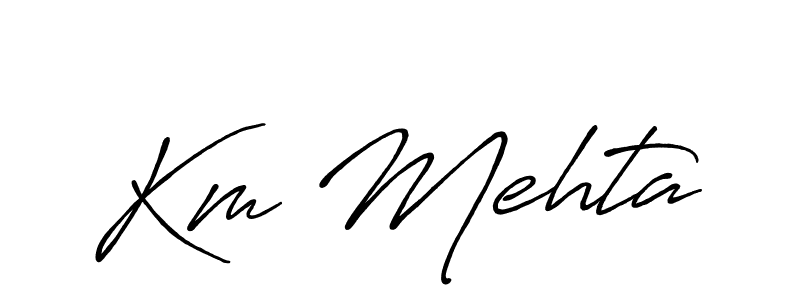 Once you've used our free online signature maker to create your best signature Antro_Vectra_Bolder style, it's time to enjoy all of the benefits that Km Mehta name signing documents. Km Mehta signature style 7 images and pictures png