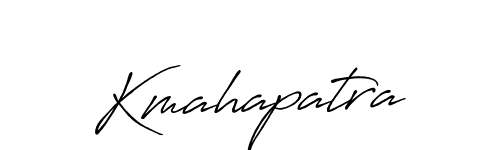 Antro_Vectra_Bolder is a professional signature style that is perfect for those who want to add a touch of class to their signature. It is also a great choice for those who want to make their signature more unique. Get Kmahapatra name to fancy signature for free. Kmahapatra signature style 7 images and pictures png