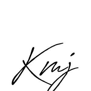 Make a beautiful signature design for name Kmj. Use this online signature maker to create a handwritten signature for free. Kmj signature style 7 images and pictures png