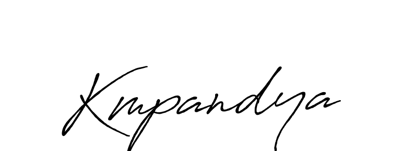 Similarly Antro_Vectra_Bolder is the best handwritten signature design. Signature creator online .You can use it as an online autograph creator for name Kmpandya. Kmpandya signature style 7 images and pictures png