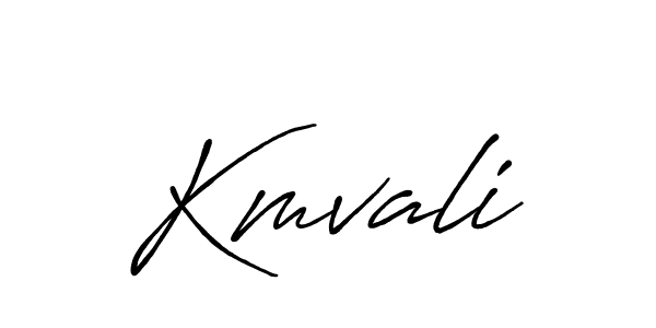 Kmvali stylish signature style. Best Handwritten Sign (Antro_Vectra_Bolder) for my name. Handwritten Signature Collection Ideas for my name Kmvali. Kmvali signature style 7 images and pictures png