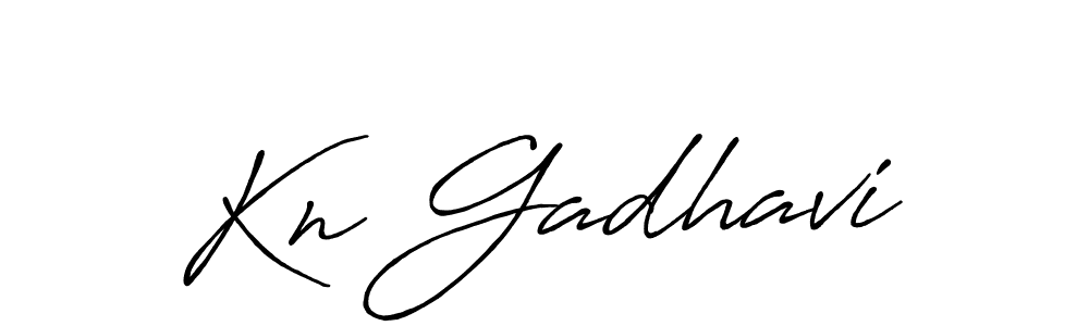 Antro_Vectra_Bolder is a professional signature style that is perfect for those who want to add a touch of class to their signature. It is also a great choice for those who want to make their signature more unique. Get Kn Gadhavi name to fancy signature for free. Kn Gadhavi signature style 7 images and pictures png