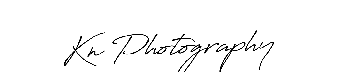 Use a signature maker to create a handwritten signature online. With this signature software, you can design (Antro_Vectra_Bolder) your own signature for name Kn Photography. Kn Photography signature style 7 images and pictures png