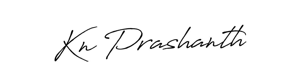 Also You can easily find your signature by using the search form. We will create Kn Prashanth name handwritten signature images for you free of cost using Antro_Vectra_Bolder sign style. Kn Prashanth signature style 7 images and pictures png