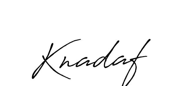 The best way (Antro_Vectra_Bolder) to make a short signature is to pick only two or three words in your name. The name Knadaf include a total of six letters. For converting this name. Knadaf signature style 7 images and pictures png