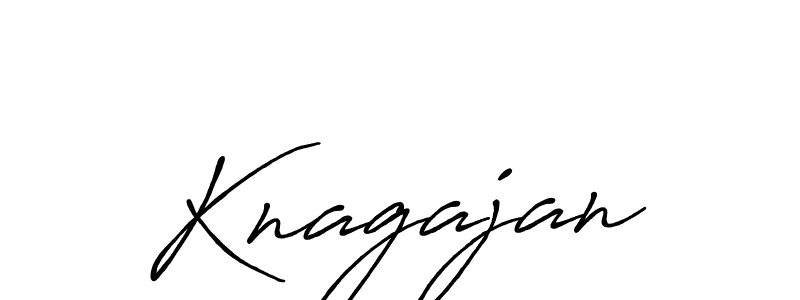 Also we have Knagajan name is the best signature style. Create professional handwritten signature collection using Antro_Vectra_Bolder autograph style. Knagajan signature style 7 images and pictures png