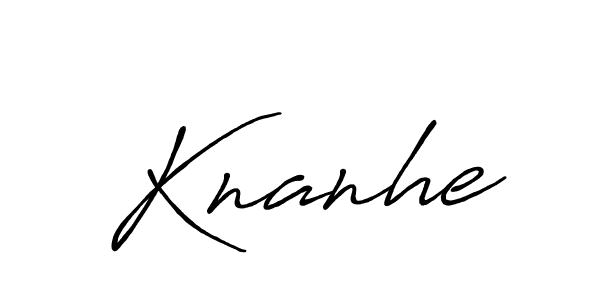 Make a beautiful signature design for name Knanhe. Use this online signature maker to create a handwritten signature for free. Knanhe signature style 7 images and pictures png