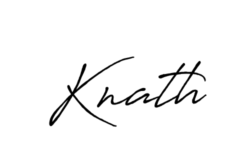 Knath stylish signature style. Best Handwritten Sign (Antro_Vectra_Bolder) for my name. Handwritten Signature Collection Ideas for my name Knath. Knath signature style 7 images and pictures png