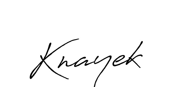 Create a beautiful signature design for name Knayek. With this signature (Antro_Vectra_Bolder) fonts, you can make a handwritten signature for free. Knayek signature style 7 images and pictures png