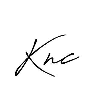 Create a beautiful signature design for name Knc. With this signature (Antro_Vectra_Bolder) fonts, you can make a handwritten signature for free. Knc signature style 7 images and pictures png