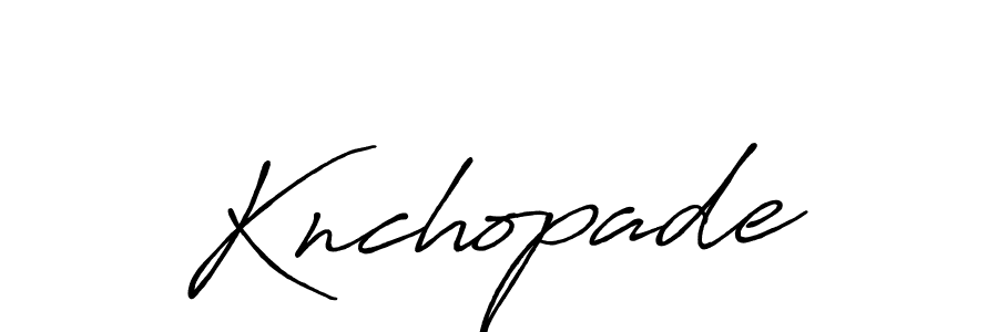 Antro_Vectra_Bolder is a professional signature style that is perfect for those who want to add a touch of class to their signature. It is also a great choice for those who want to make their signature more unique. Get Knchopade name to fancy signature for free. Knchopade signature style 7 images and pictures png