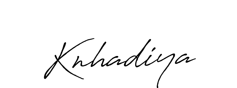 Similarly Antro_Vectra_Bolder is the best handwritten signature design. Signature creator online .You can use it as an online autograph creator for name Knhadiya. Knhadiya signature style 7 images and pictures png