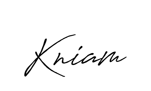 Similarly Antro_Vectra_Bolder is the best handwritten signature design. Signature creator online .You can use it as an online autograph creator for name Kniam. Kniam signature style 7 images and pictures png