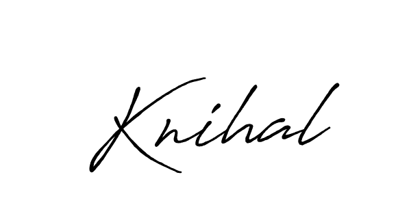 How to Draw Knihal signature style? Antro_Vectra_Bolder is a latest design signature styles for name Knihal. Knihal signature style 7 images and pictures png