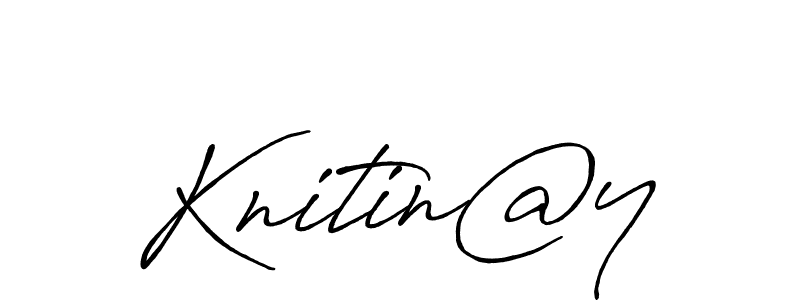 Also we have Knitin@y name is the best signature style. Create professional handwritten signature collection using Antro_Vectra_Bolder autograph style. Knitin@y signature style 7 images and pictures png