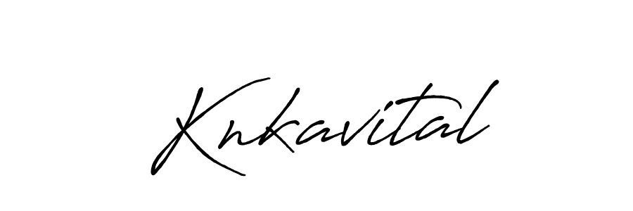 How to make Knkavital signature? Antro_Vectra_Bolder is a professional autograph style. Create handwritten signature for Knkavital name. Knkavital signature style 7 images and pictures png