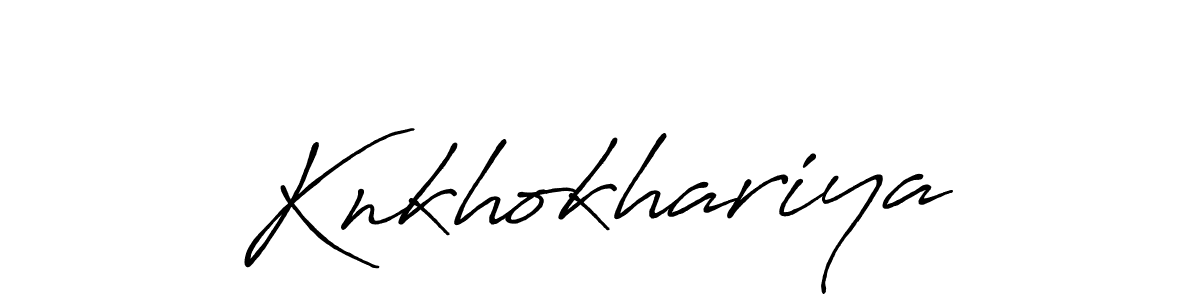 You should practise on your own different ways (Antro_Vectra_Bolder) to write your name (Knkhokhariya) in signature. don't let someone else do it for you. Knkhokhariya signature style 7 images and pictures png