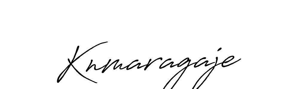 Make a beautiful signature design for name Knmaragaje. With this signature (Antro_Vectra_Bolder) style, you can create a handwritten signature for free. Knmaragaje signature style 7 images and pictures png