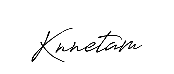 Make a beautiful signature design for name Knnetam. With this signature (Antro_Vectra_Bolder) style, you can create a handwritten signature for free. Knnetam signature style 7 images and pictures png