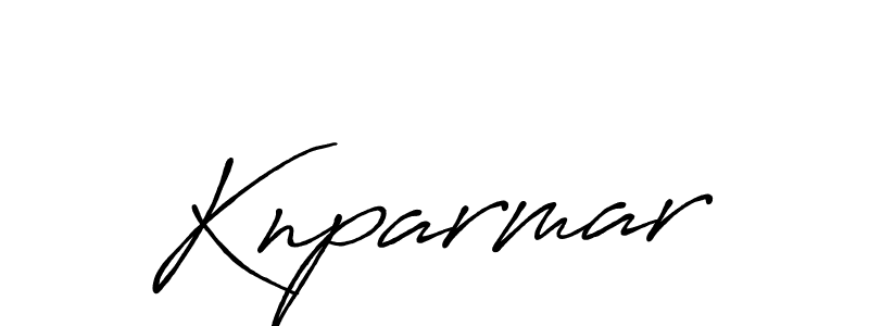 Make a beautiful signature design for name Knparmar. With this signature (Antro_Vectra_Bolder) style, you can create a handwritten signature for free. Knparmar signature style 7 images and pictures png