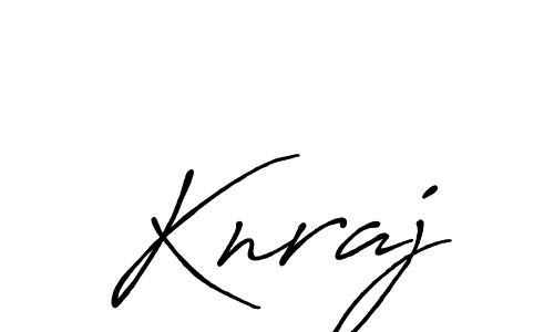 Create a beautiful signature design for name Knraj. With this signature (Antro_Vectra_Bolder) fonts, you can make a handwritten signature for free. Knraj signature style 7 images and pictures png