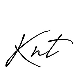 Best and Professional Signature Style for Knt. Antro_Vectra_Bolder Best Signature Style Collection. Knt signature style 7 images and pictures png