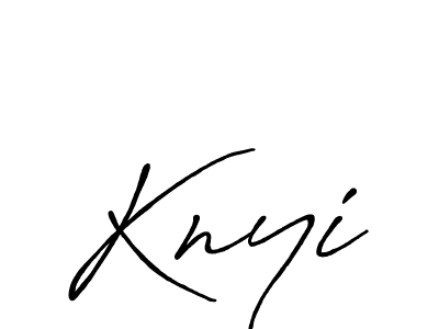 The best way (Antro_Vectra_Bolder) to make a short signature is to pick only two or three words in your name. The name Knyi include a total of six letters. For converting this name. Knyi signature style 7 images and pictures png