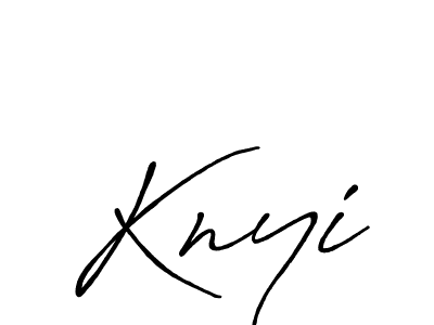 Similarly Antro_Vectra_Bolder is the best handwritten signature design. Signature creator online .You can use it as an online autograph creator for name Knyi. Knyi signature style 7 images and pictures png