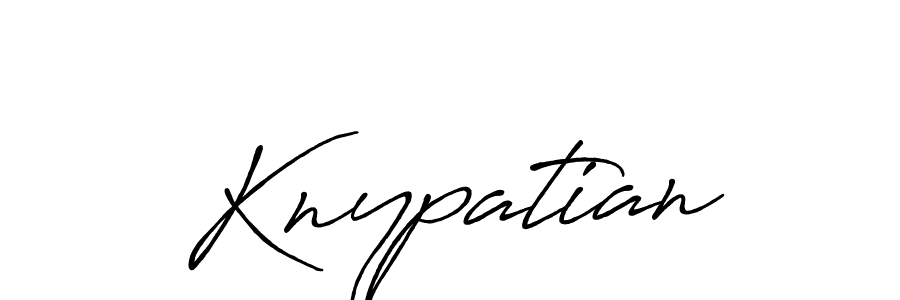 How to make Knypatian signature? Antro_Vectra_Bolder is a professional autograph style. Create handwritten signature for Knypatian name. Knypatian signature style 7 images and pictures png