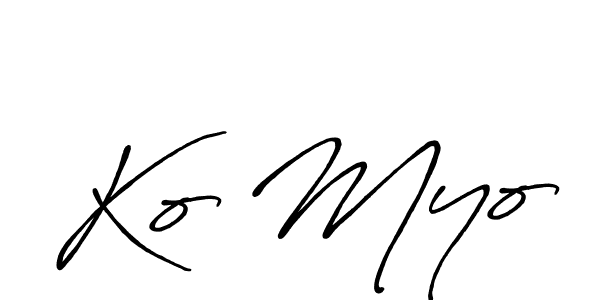 How to Draw Ko Myo signature style? Antro_Vectra_Bolder is a latest design signature styles for name Ko Myo. Ko Myo signature style 7 images and pictures png