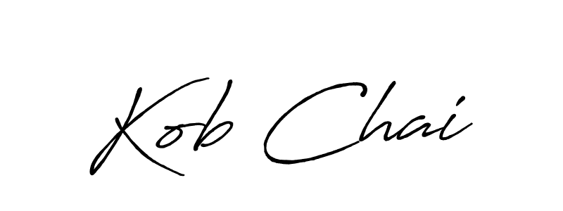 Once you've used our free online signature maker to create your best signature Antro_Vectra_Bolder style, it's time to enjoy all of the benefits that Kob Chai name signing documents. Kob Chai signature style 7 images and pictures png