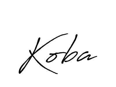 Similarly Antro_Vectra_Bolder is the best handwritten signature design. Signature creator online .You can use it as an online autograph creator for name Koba. Koba signature style 7 images and pictures png