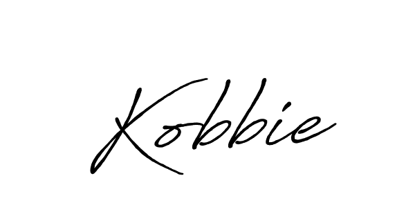 Also we have Kobbie name is the best signature style. Create professional handwritten signature collection using Antro_Vectra_Bolder autograph style. Kobbie signature style 7 images and pictures png