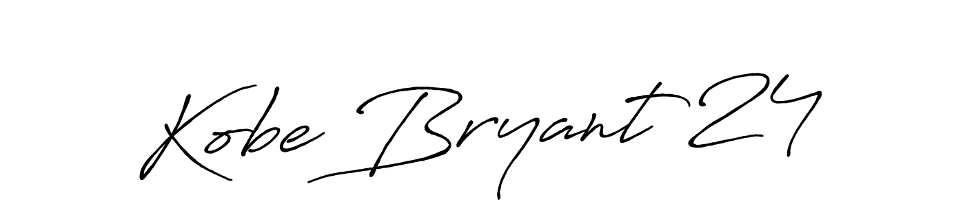 It looks lik you need a new signature style for name Kobe Bryant 24. Design unique handwritten (Antro_Vectra_Bolder) signature with our free signature maker in just a few clicks. Kobe Bryant 24 signature style 7 images and pictures png