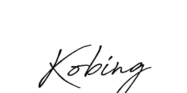 Similarly Antro_Vectra_Bolder is the best handwritten signature design. Signature creator online .You can use it as an online autograph creator for name Kobing. Kobing signature style 7 images and pictures png