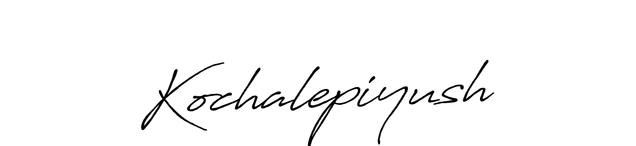 Use a signature maker to create a handwritten signature online. With this signature software, you can design (Antro_Vectra_Bolder) your own signature for name Kochalepiyush. Kochalepiyush signature style 7 images and pictures png