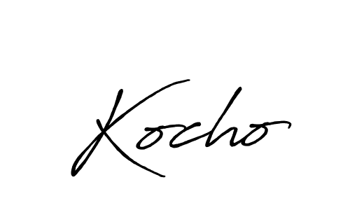 Antro_Vectra_Bolder is a professional signature style that is perfect for those who want to add a touch of class to their signature. It is also a great choice for those who want to make their signature more unique. Get Kocho name to fancy signature for free. Kocho signature style 7 images and pictures png