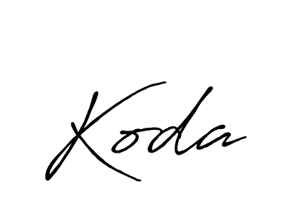 Once you've used our free online signature maker to create your best signature Antro_Vectra_Bolder style, it's time to enjoy all of the benefits that Koda name signing documents. Koda signature style 7 images and pictures png