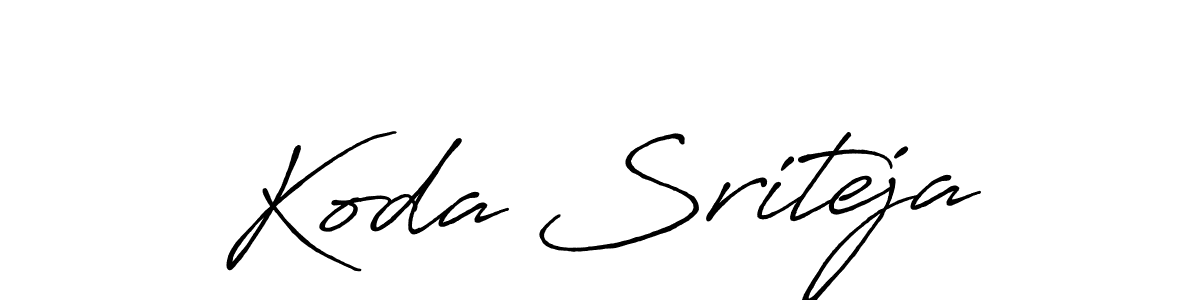 You can use this online signature creator to create a handwritten signature for the name Koda Sriteja. This is the best online autograph maker. Koda Sriteja signature style 7 images and pictures png