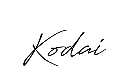 How to make Kodai signature? Antro_Vectra_Bolder is a professional autograph style. Create handwritten signature for Kodai name. Kodai signature style 7 images and pictures png