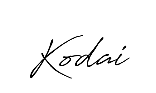 How to make Kodai signature? Antro_Vectra_Bolder is a professional autograph style. Create handwritten signature for Kodai name. Kodai signature style 7 images and pictures png