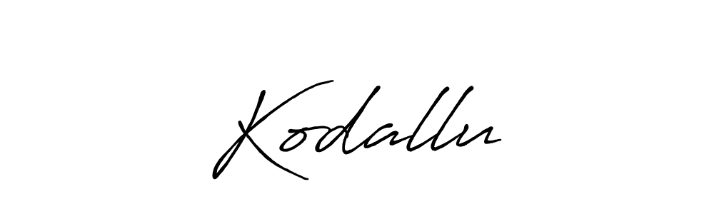 Kodallu❤ stylish signature style. Best Handwritten Sign (Antro_Vectra_Bolder) for my name. Handwritten Signature Collection Ideas for my name Kodallu❤. Kodallu❤ signature style 7 images and pictures png