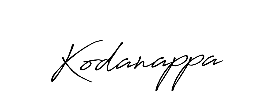 Make a beautiful signature design for name Kodanappa. With this signature (Antro_Vectra_Bolder) style, you can create a handwritten signature for free. Kodanappa signature style 7 images and pictures png