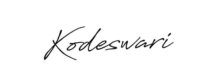 Use a signature maker to create a handwritten signature online. With this signature software, you can design (Antro_Vectra_Bolder) your own signature for name Kodeswari. Kodeswari signature style 7 images and pictures png